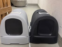 Katzenklo Curver Rattanoptik 2Stück