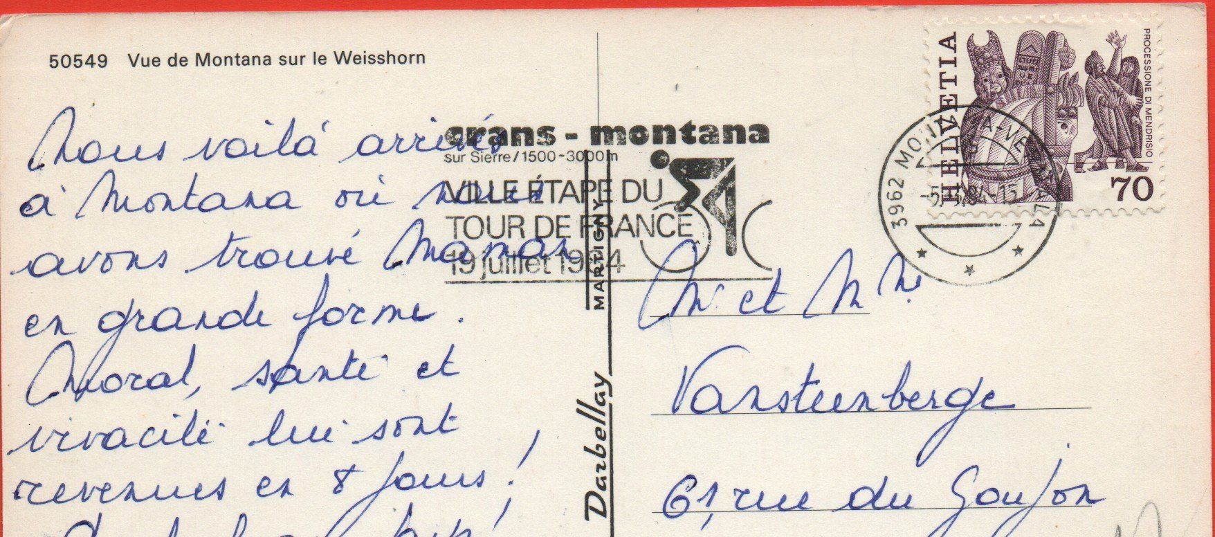 Ansichtskarten: MONTANA – Gebraucht aus Jona von philajona 1