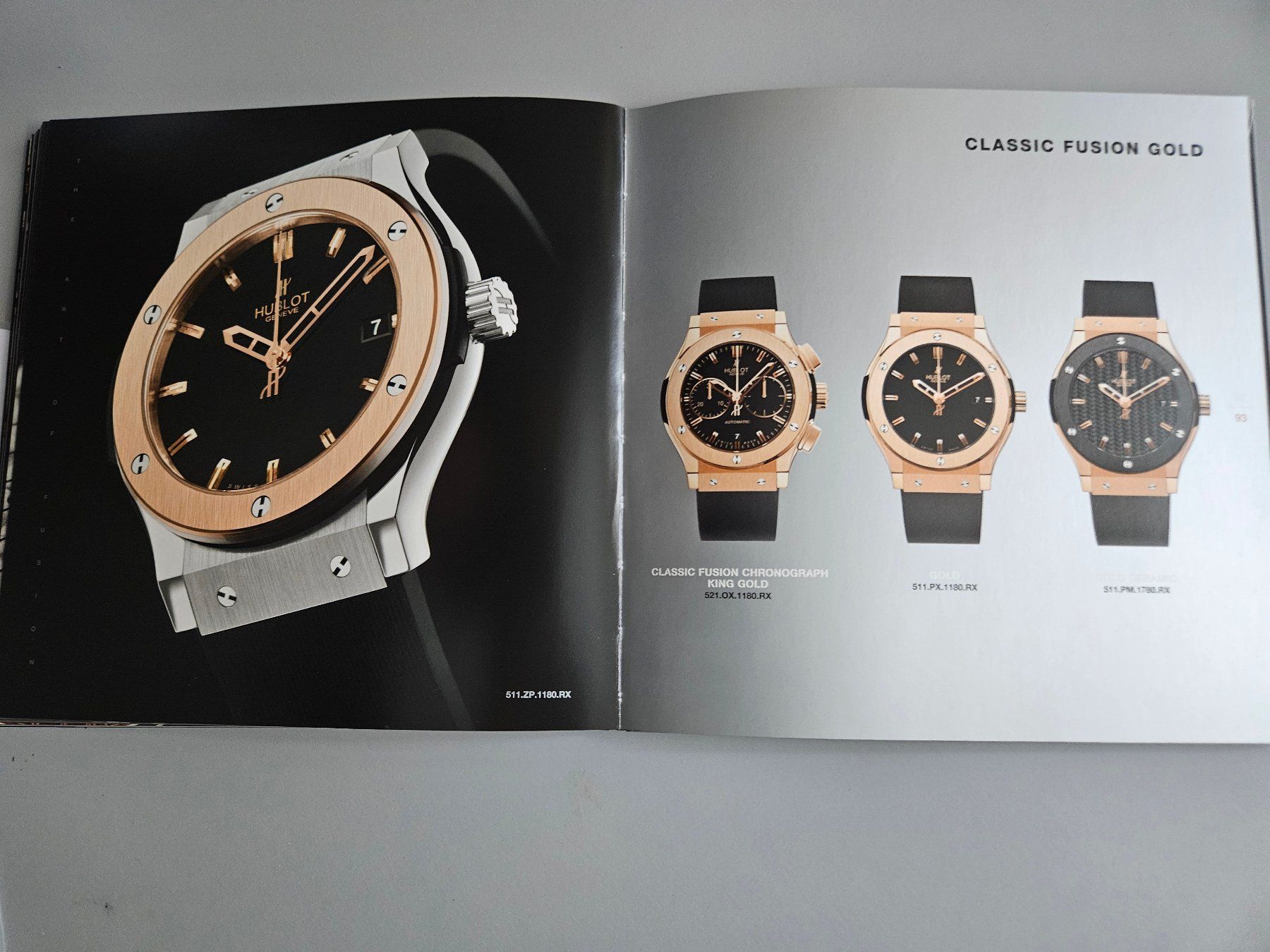 Documenti: Hublot Genève - Prospekt & Preisliste 2011 – Usato da Langendorf venduto da Bruenu 2