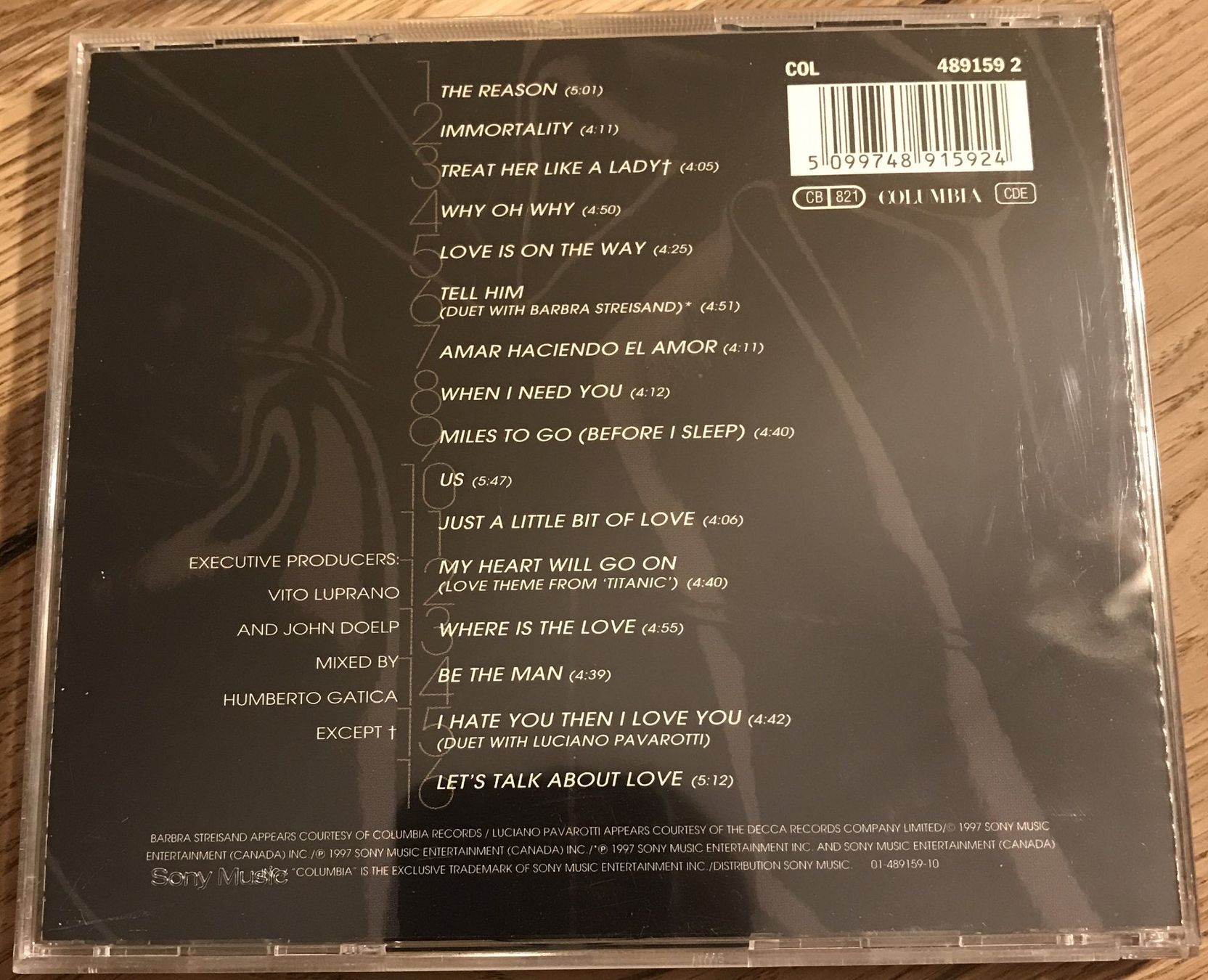 CD: CD- Celine Dion - Let's Talk About Love – Usato da Guntershausen venduto da Gloominati 1
