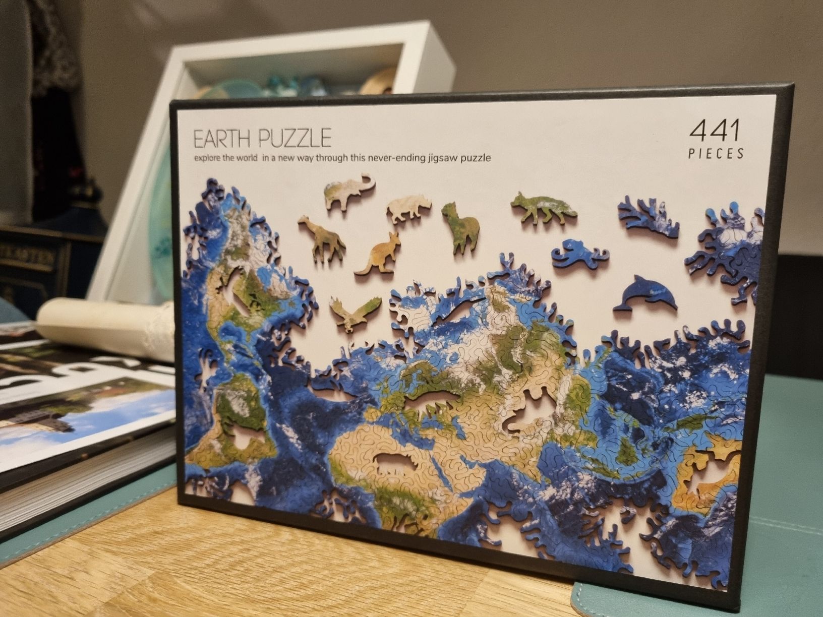 Puzzles: Holzpuzzle Earth Weltkarte – Neu (gemäss Beschreibung) aus Brugg AG von tay_f57k 3