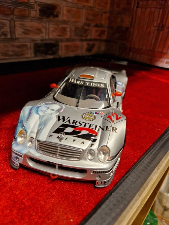 Lot De 2 Mercedes CLK GTR 1/43 Maisto - Warsteiner D2 - Boîtes Scellées