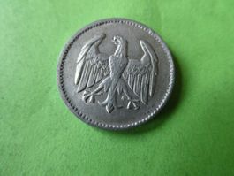 Dt. Reich 1924 F, 1 Mark  - Silber