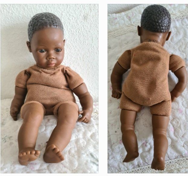 Heidi ott Puppen: Antike Heidi Ott Puppe Dunkel 1988, 32 cm – Gebraucht aus Winterthur von bibummi 6