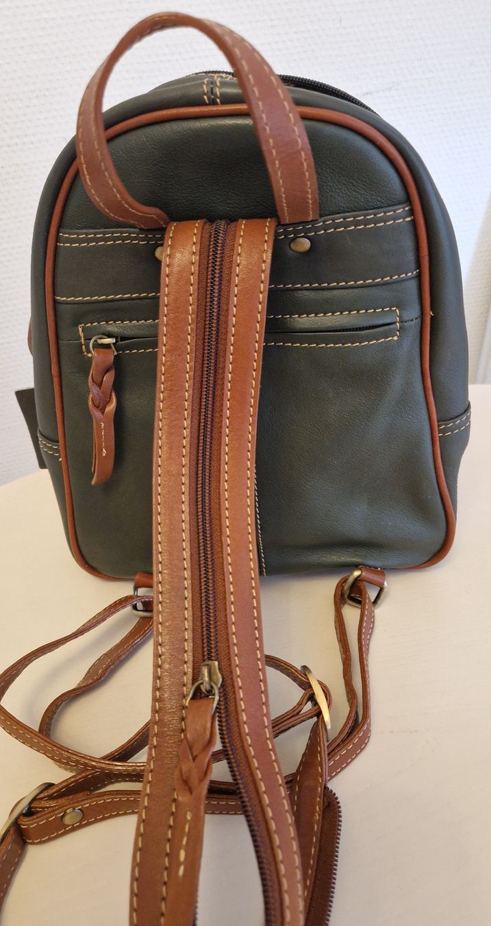 Zaini: Echt Leder Rucksack von ROWALLAN – Nuovo e nell'imballaggio originale da Horn venduto da Minerva67 1