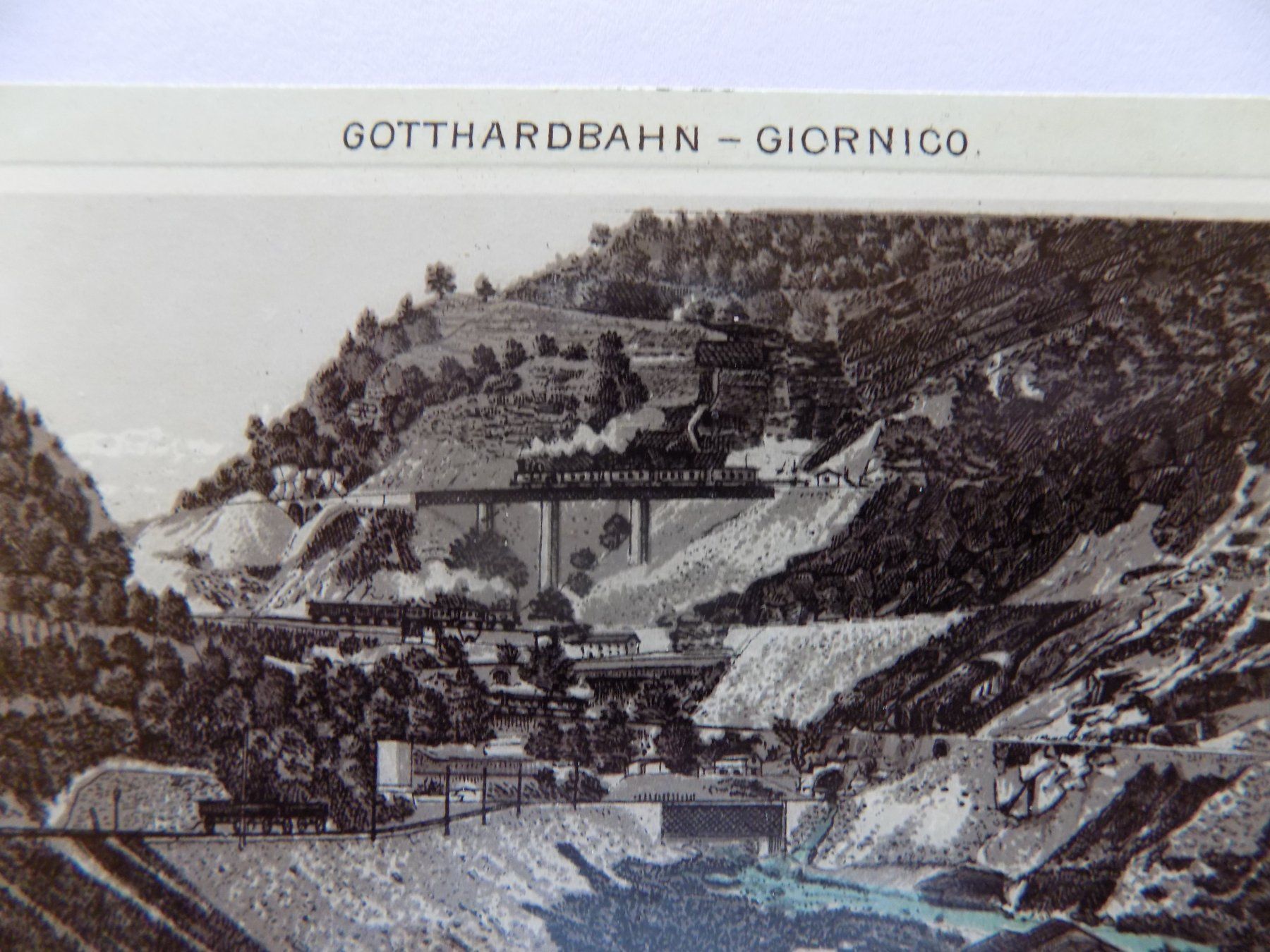 Incisioni: Gotthardbahn - Giornico – Usato da Risch venduto da Antikfee 5