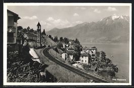 San Nazzaro /Lago Maggiore, Bahngleise i