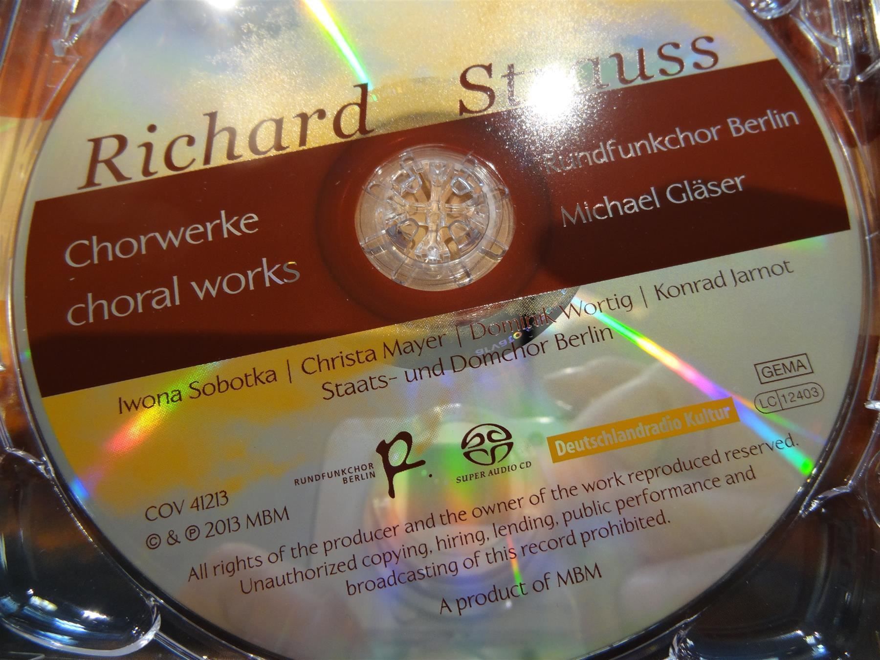 CD: Richard Strauss - Chorwerke – Usato da luzern venduto da musicandart 1