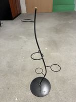 Blumenständer Metall schwarz 4-fach Rankgitter-Optik