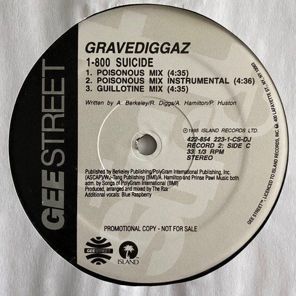 Vinyles: Gravediggaz – Double Suicide Pack – Neuf (Voir description) à Bienne par discogs.j 2