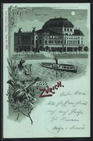 Mondschein-Lithographie Zürich, Dampfer