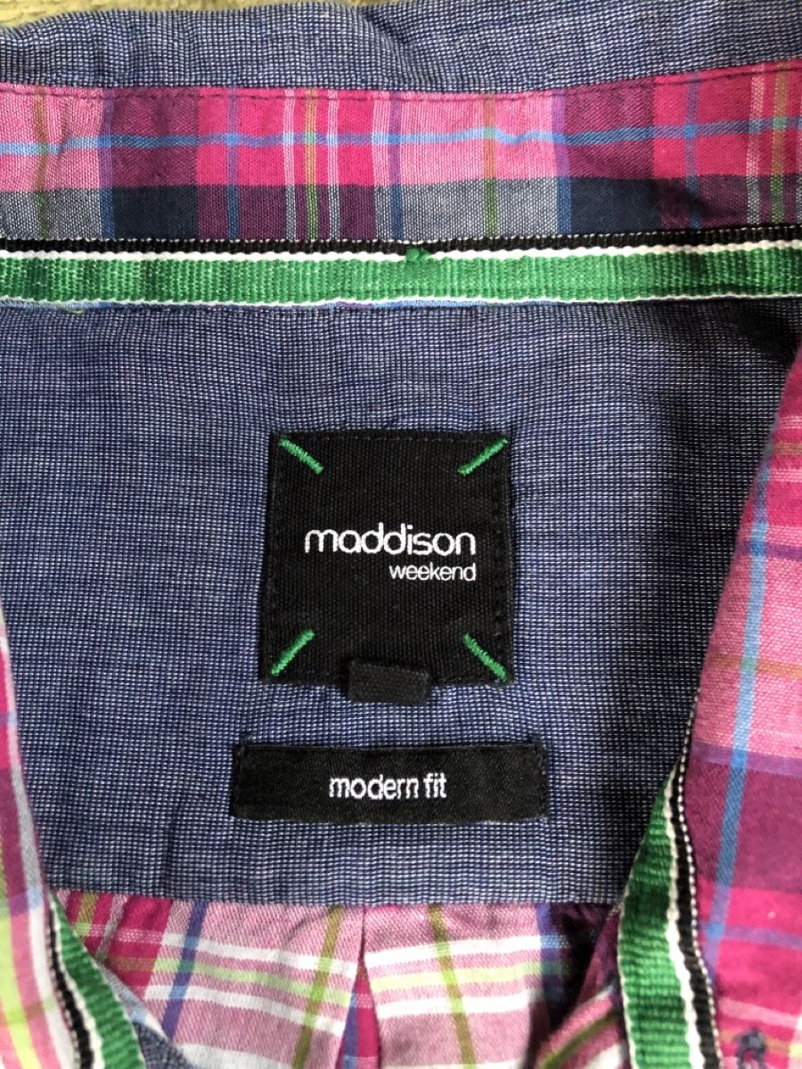 Maddison Camicie: Madisson Herrenhemd Gr. L, Modern Fit, Baumwolle – Usato da Kaisten venduto da Wavechip 1