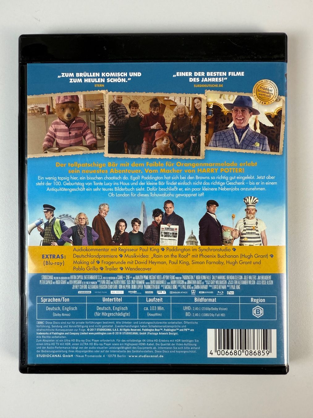 Tutti i DVDs: 4K UltraHD Blu-Ray Padington 2 – Usato da Gasel venduto da Alter_Ego 1