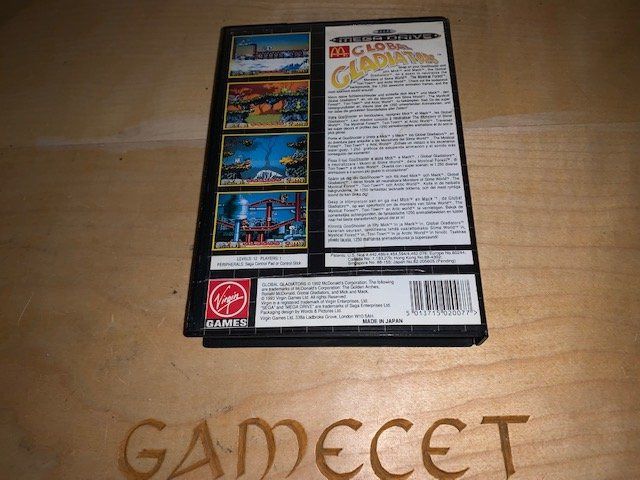 Jeu Sega Game Gear : GLOBAL GLADIATORS (McDonald's) - Version Loose (cartouche Seule) - Bon état