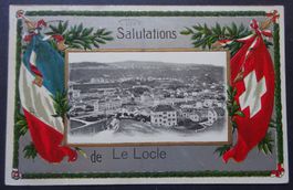 Litho-Ansichskarte 1911 / Le Locle (NE)