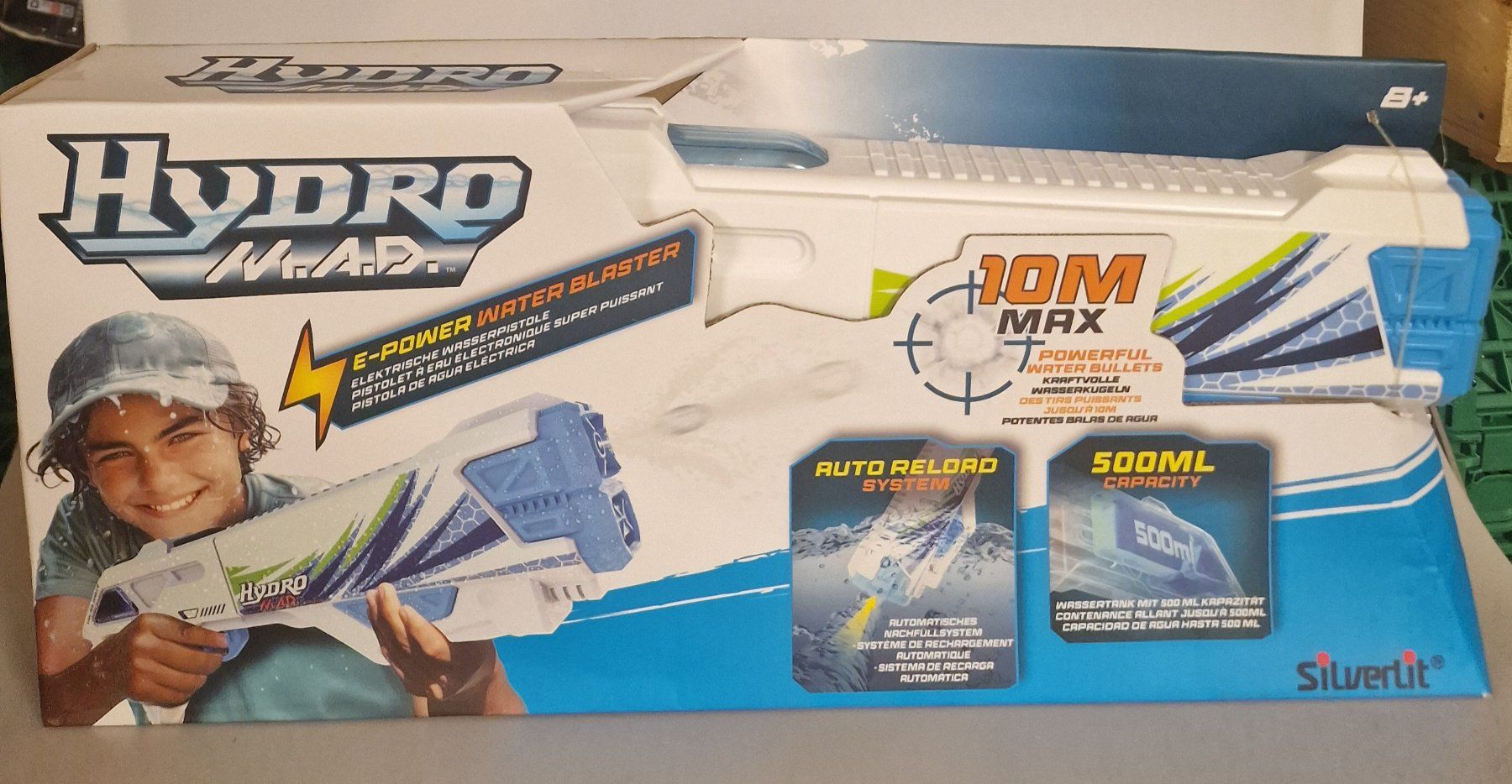 Spielzeuge: Wasserpistole Hydro M.A.D. E-Power neu – Neu und originalverpackt aus Oberuzwil von aseinkaufswelt