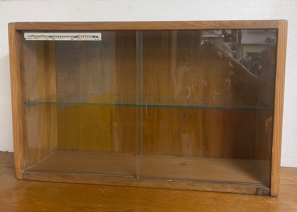 Holz-Vitrine Mit Klarsichtdeckel - Aufbewahrung Für Steine, Mineralien & Schmuck