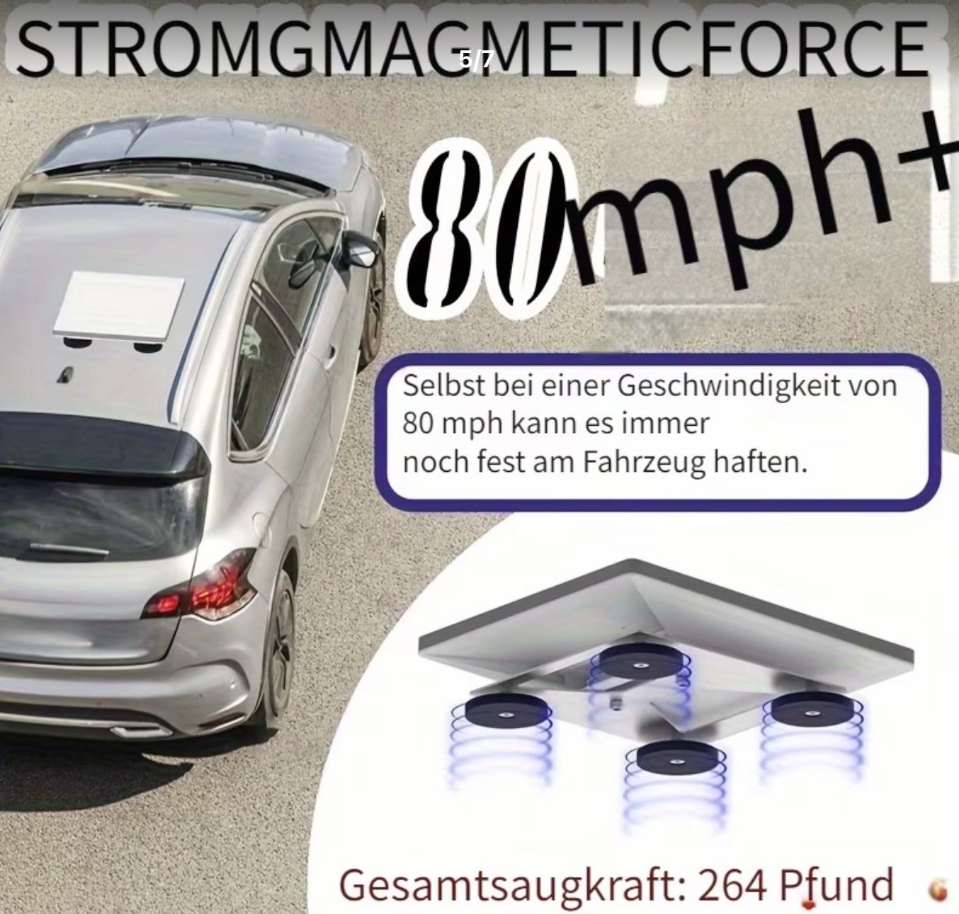 Wandhalterungen: Starlink mini Autohalterung magnetisch – Neu und originalverpackt aus Möriken AG von Troemer 5