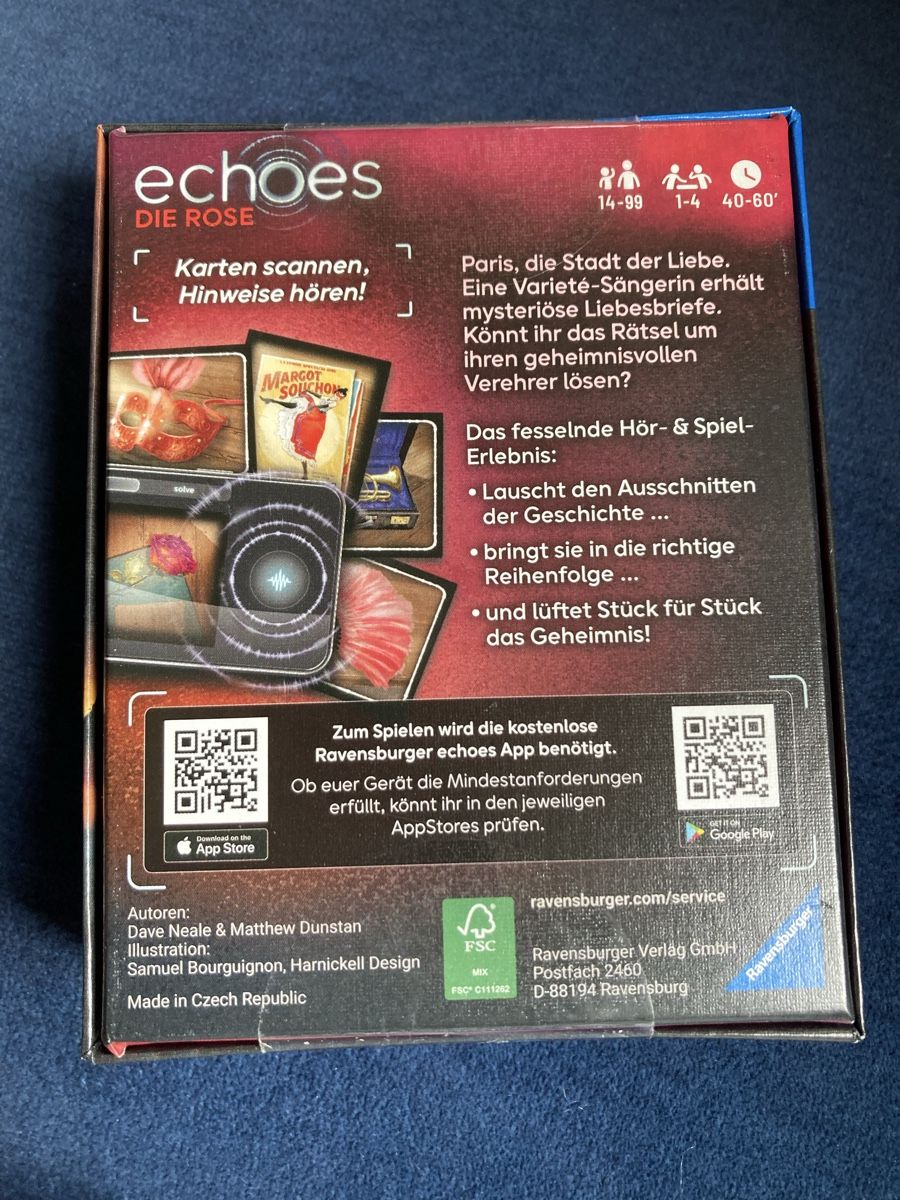 Ravensburger Giochi: Spiel Echoes Die Rose – Usato da Emmenbrücke venduto da JJ_89 1