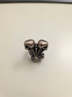 Ring mit Totenkopfmotor *925*