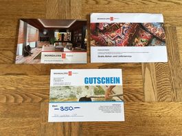 Gutschein Wohngalerie Siebnen Wert 350 Franken neu