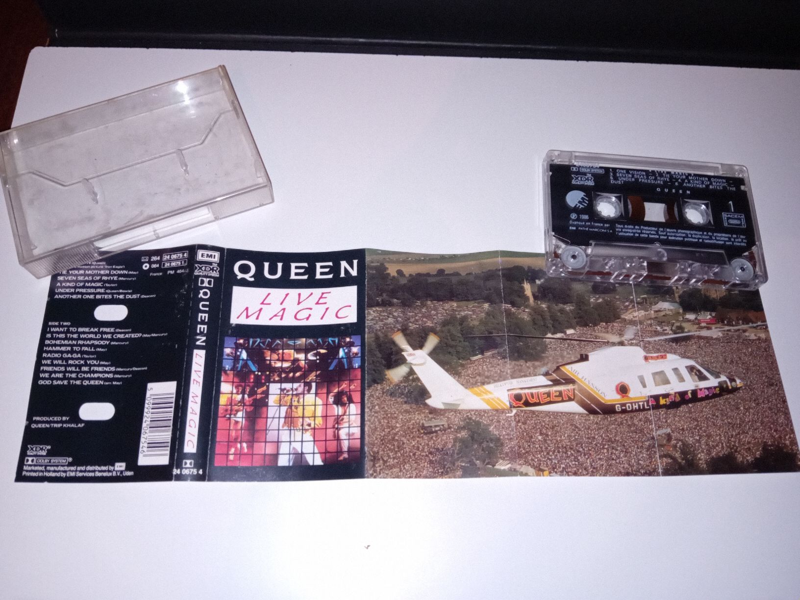 Musicassette: MC Queen Live Magic 1986 – Usato da Biasca venduto da Old_6blh 1