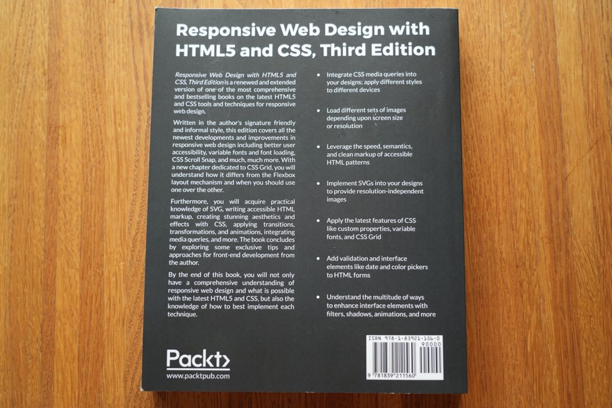 Livres: Responsive Webdesign HTML5/CSS - 3. Auflage, neu! – Neuf (Voir description) à Zürich par cmono 1