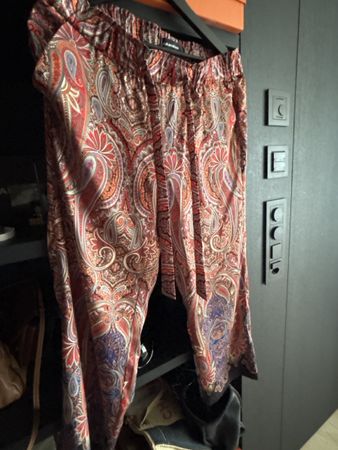 Cambio Stoffhose mit Paisley Muster mehrfarbig Grösse 38