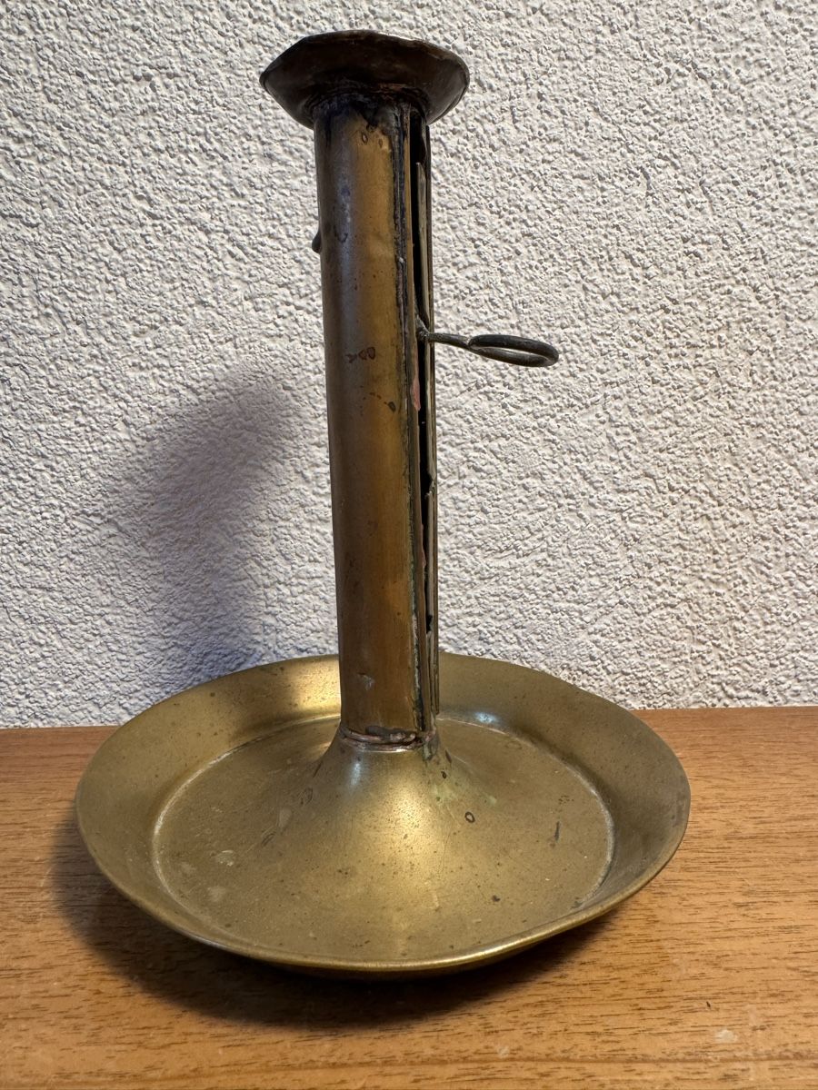 Portacandele: Biedermeier Kerzenständer Messing  21cm hoch – Usato da siebnen venduto da minte