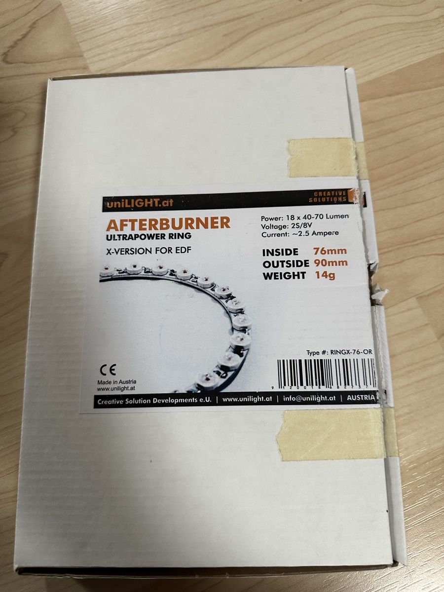 Modellismo RC: uniLight Afterburner Neu!!! – Nuovo (secondo la descrizione) da Zürich venduto da pilot33