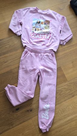 Mädchen Jogginganzug pink Barbie Grösse 116-122 cm neuwertig