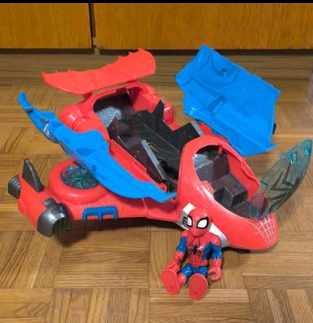 Marvel Giocattoli: Marvel Spidey-Flugzeug mit Spider-Man Spielfigur – Usato da Gams venduto da MissTraveller 2