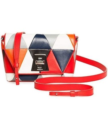 NEW AKRIS Anouk Little Day Triangle Shoulder Bag
