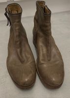 Bottines en cuir lisse effet usé de NDC T.36