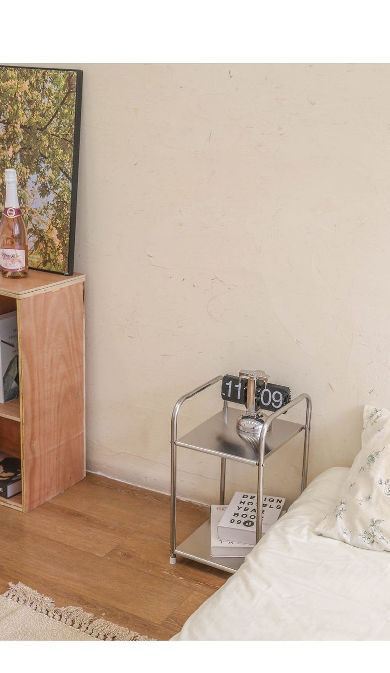 Comodini: Table d'appoint inox table de nuit acier inoxydable Meuble – Nuovo e nell'imballaggio originale da Morges venduto da M-Store 4