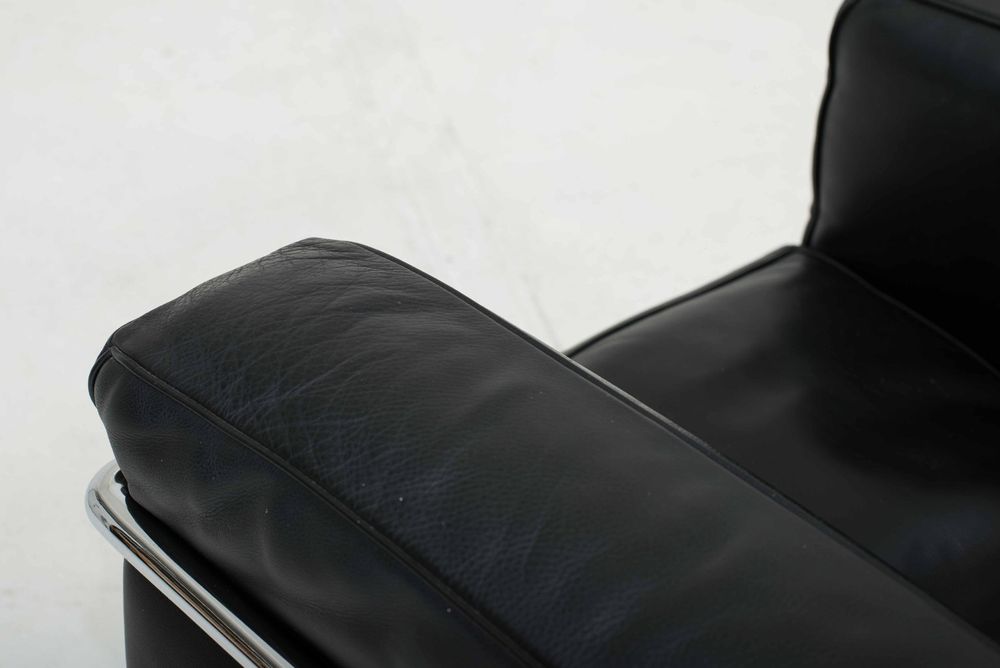 Cassina Lc Sessel Von Le Corbusier In Schwarz Kaufen Auf Ricardo