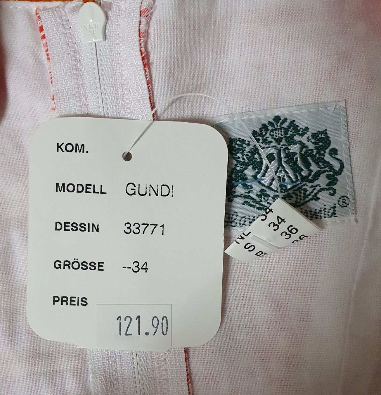 Camicette: Neu: "Hammerschmid" /Mieder/ Gr. 34 /Baumwolle/ rot-orange – Nuovo (secondo la descrizione) da Muri AG venduto da Edlerweiss 8