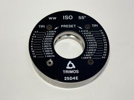 Trimos TEL25D4E Einstellring Innengewindemessung  55 Grad