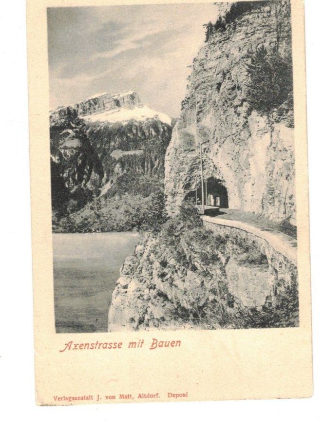 Cartoline postali: Axenstrasse Bauen Ansichtskarten – Nuovo (secondo la descrizione) da Widnau venduto da Seppl480