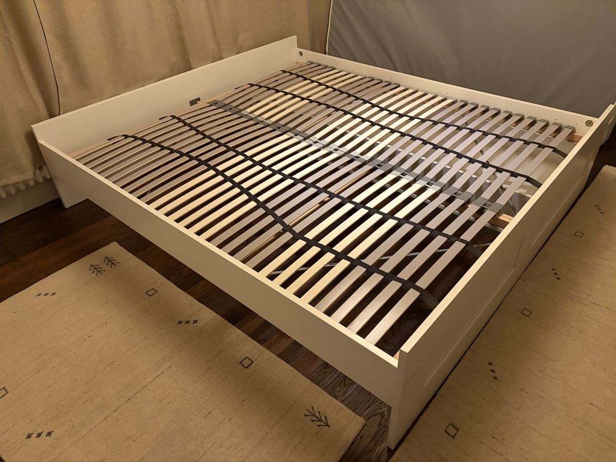 Ikea Betten: Doppelbett mit Lattenrost und Schubladen – Gebraucht aus Matzendorf von joe_2gxt 1