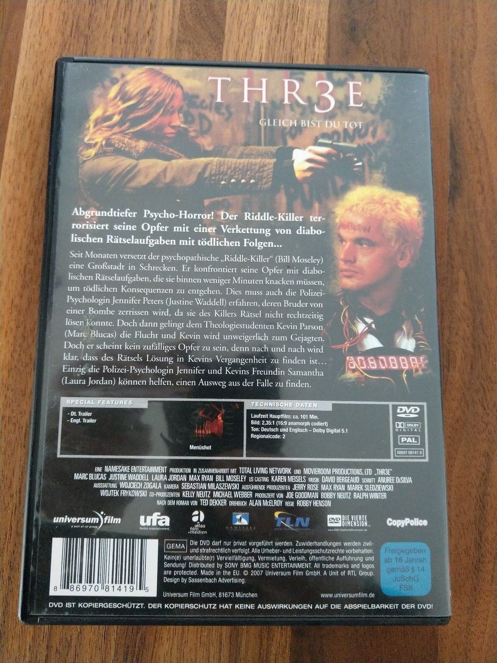 Tutti i DVDs: DVD - Thr3e – Usato da Rheinfelden venduto da FilmAuktion 1