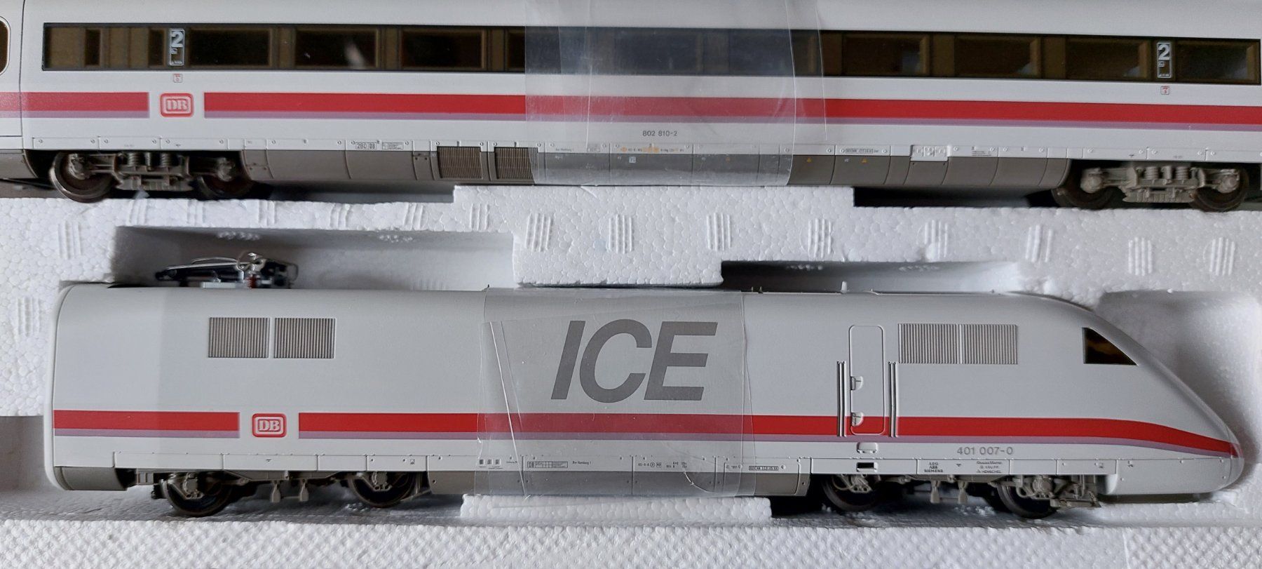 Fleischmann Modellini di ferrovie: Fleischmann 6380 - ICE 1 Startset - InterCityExpress DB – Nuovo (secondo la descrizione) da Rotkreuz venduto da MOBAHN-1zu87 3