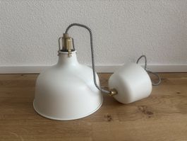 Westwing Pendelleuchte Ø 23 cm: weiss