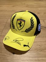 Lewis Hamilton Ferrari Cap Silverstone 2026 signiert 