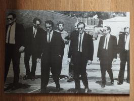 Reservoir Dogs Poster auf Metall aufgebracht