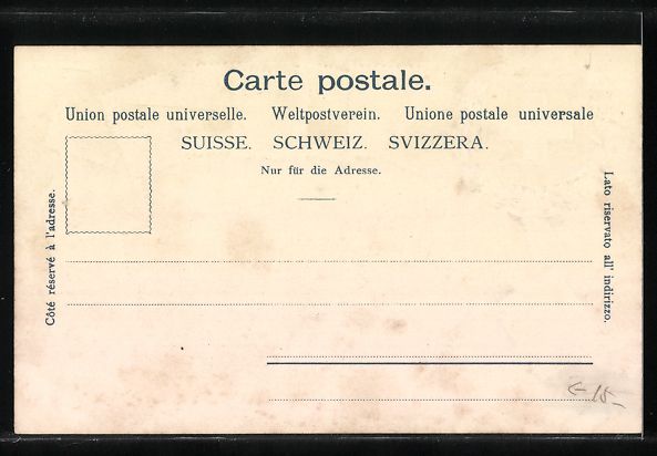 Cartes postales: Passepartout-AK Chillon, Ortsansicht, sc – D'occasion à Berlin par bartko-reher 1