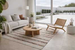 Tapis berbère authentique, fait main, laine naturelle