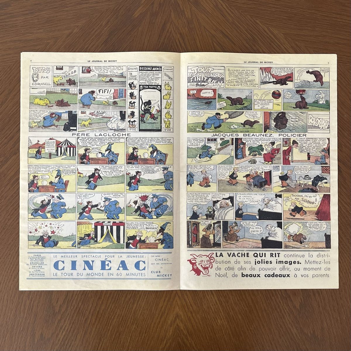 Fumetti: Fac-similé du premier Journal de Mickey en 1934 – Usato da Vuisternens-devant-Romont venduto da ribouldog 3