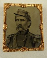 TINTYPE, FERROTYPIE, GENERAL LOUIS BLENKER, USA BÜRGERKRIEG