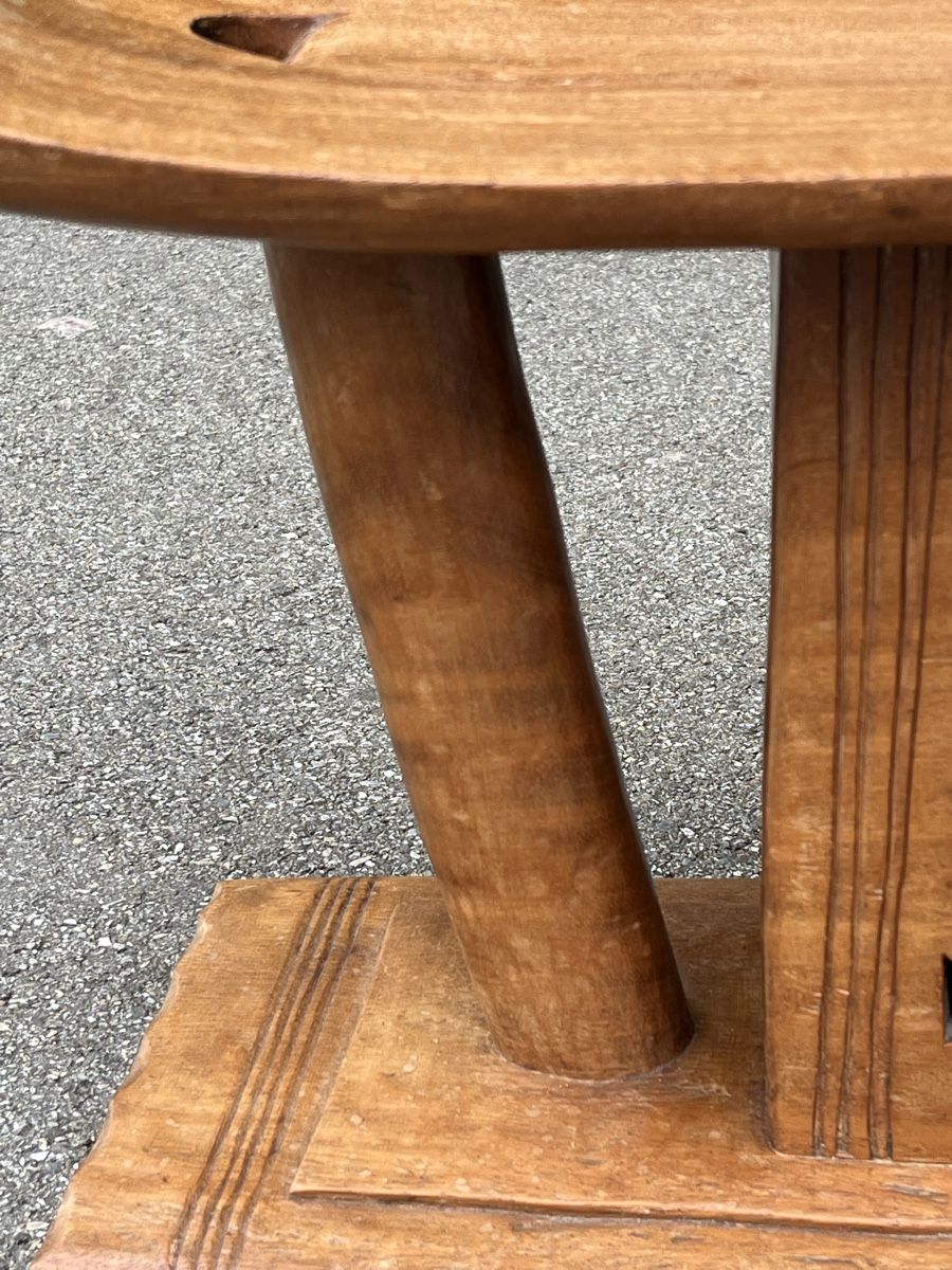 Tabourets: Vintage Ashanti-Hocker aus Ghana – D'occasion à Horgen par Grizzly83 3